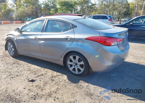 2013 Hyundai Elantra Limited from USA, damaged, VIN KMHDH4AE9DU527203